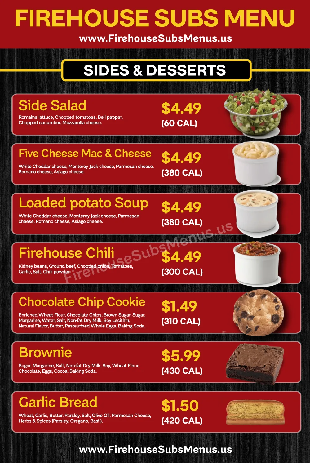 Sides & Desserts