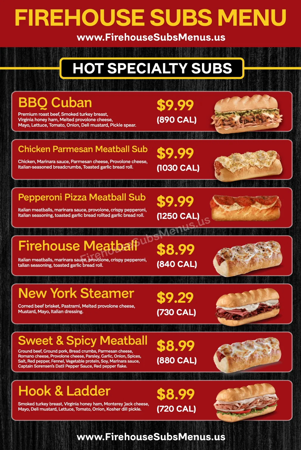 Hot Specialty Subs