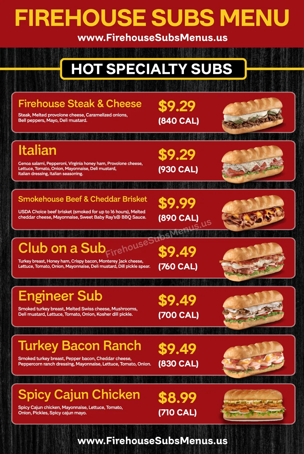 Hot Specialty Subs